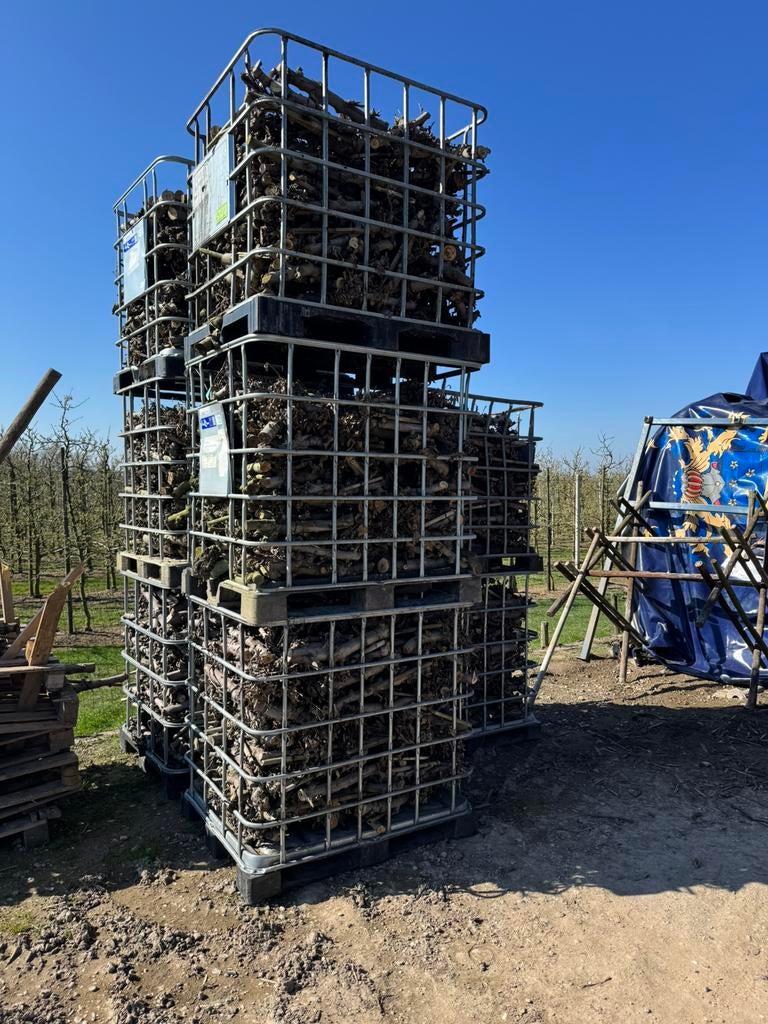 Appelhout haardhout stookhout, 6 m³ of meer, Ophalen, Overige houtsoorten, Blokken