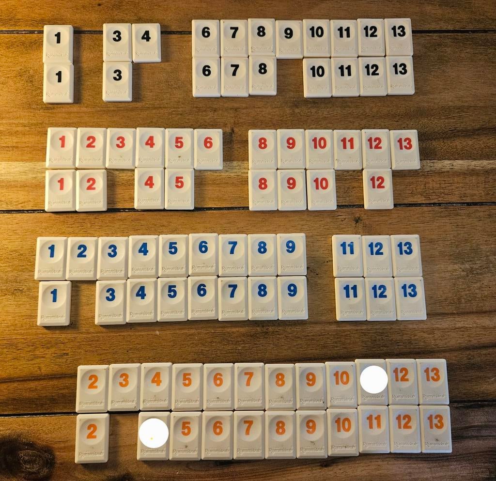 Losse rummikub steentjes te koop, Hobby en Vrije tijd, Gezelschapsspellen | Bordspellen, Ophalen of Verzenden, Nieuw