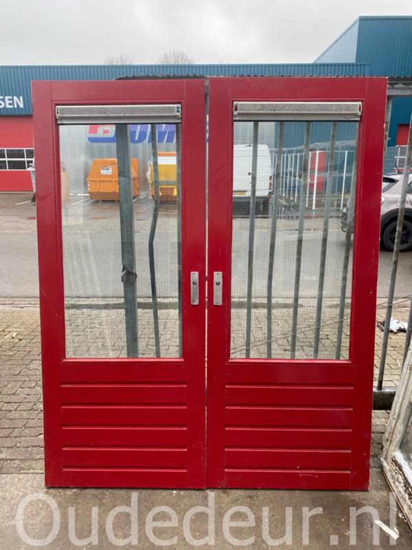 nr. a625 achterdeur met dubbel glas, Doe-het-zelf en Verbouw, Deuren en Horren