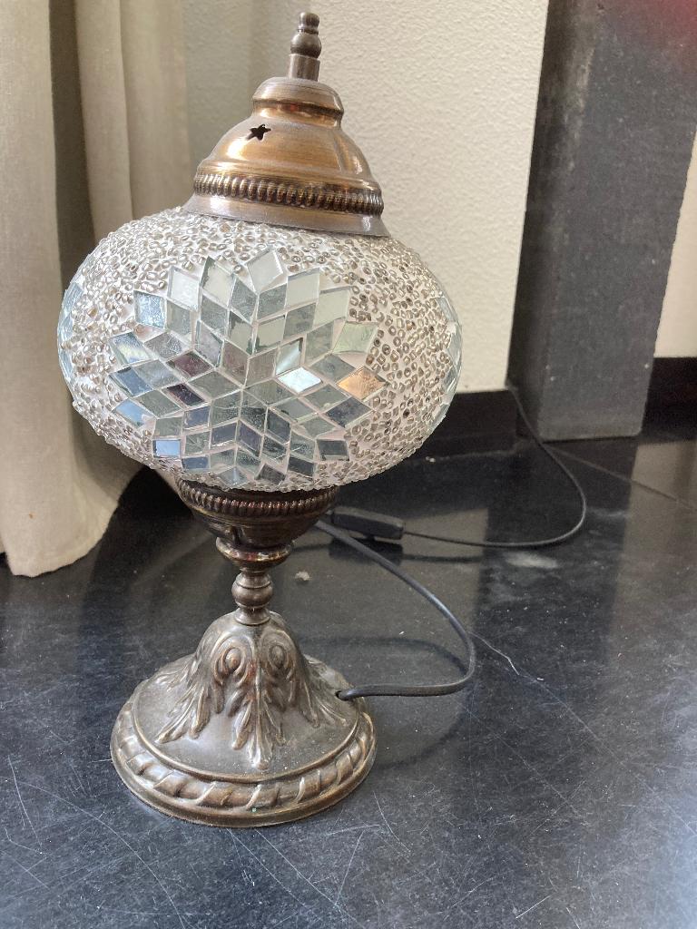 Marokkaanse lamp, Hi, Ophalen of Verzenden, Zo goed als nieuw, Metaal