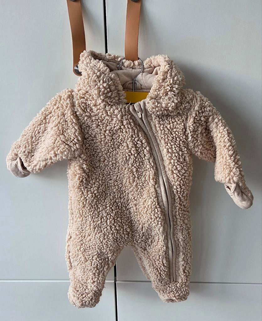 Prenatal zandkleurig, heerlijk warm, teddypak maat 56, Jongetje of Meisje, Ophalen of Verzenden, Zo goed als nieuw, Prenatal