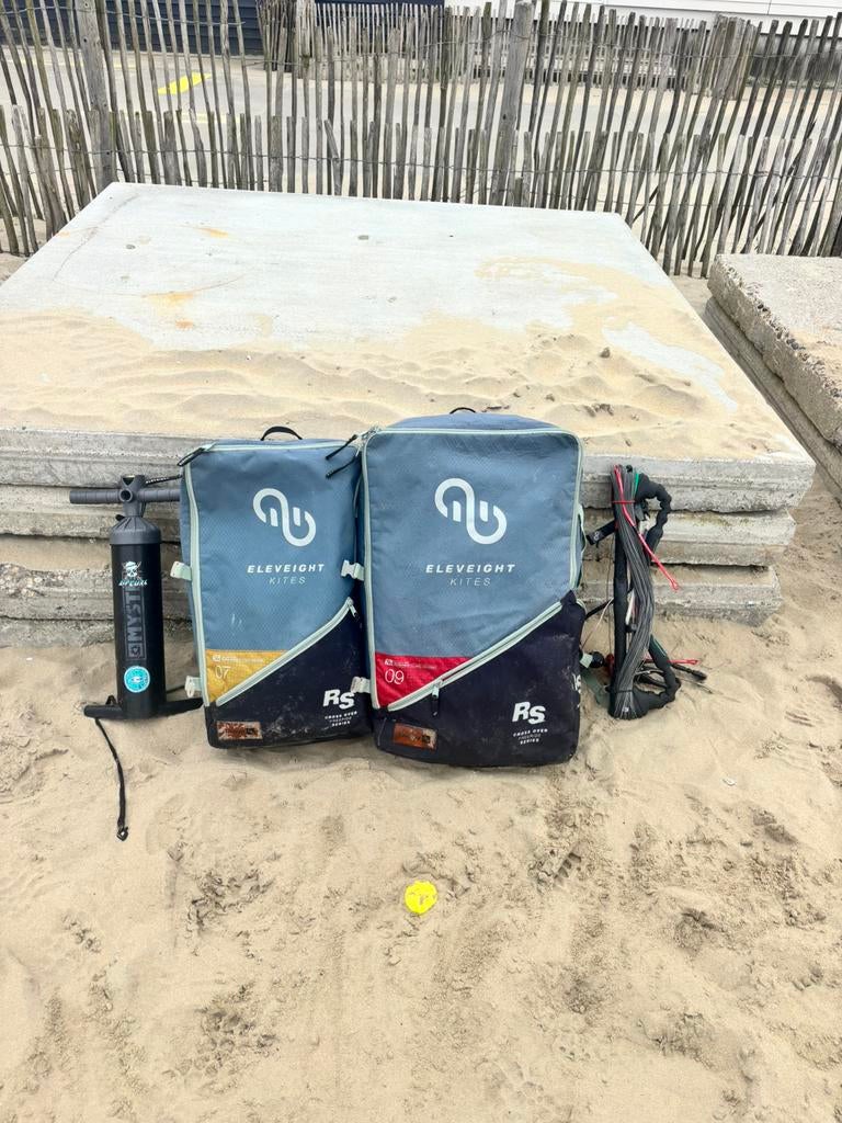 Eleveight RS 7-9m Kitesurf beginners set - Gebruikt, Watersport en Boten, Kitesurfen, Gebruikt, Geen board, Ophalen of Verzenden