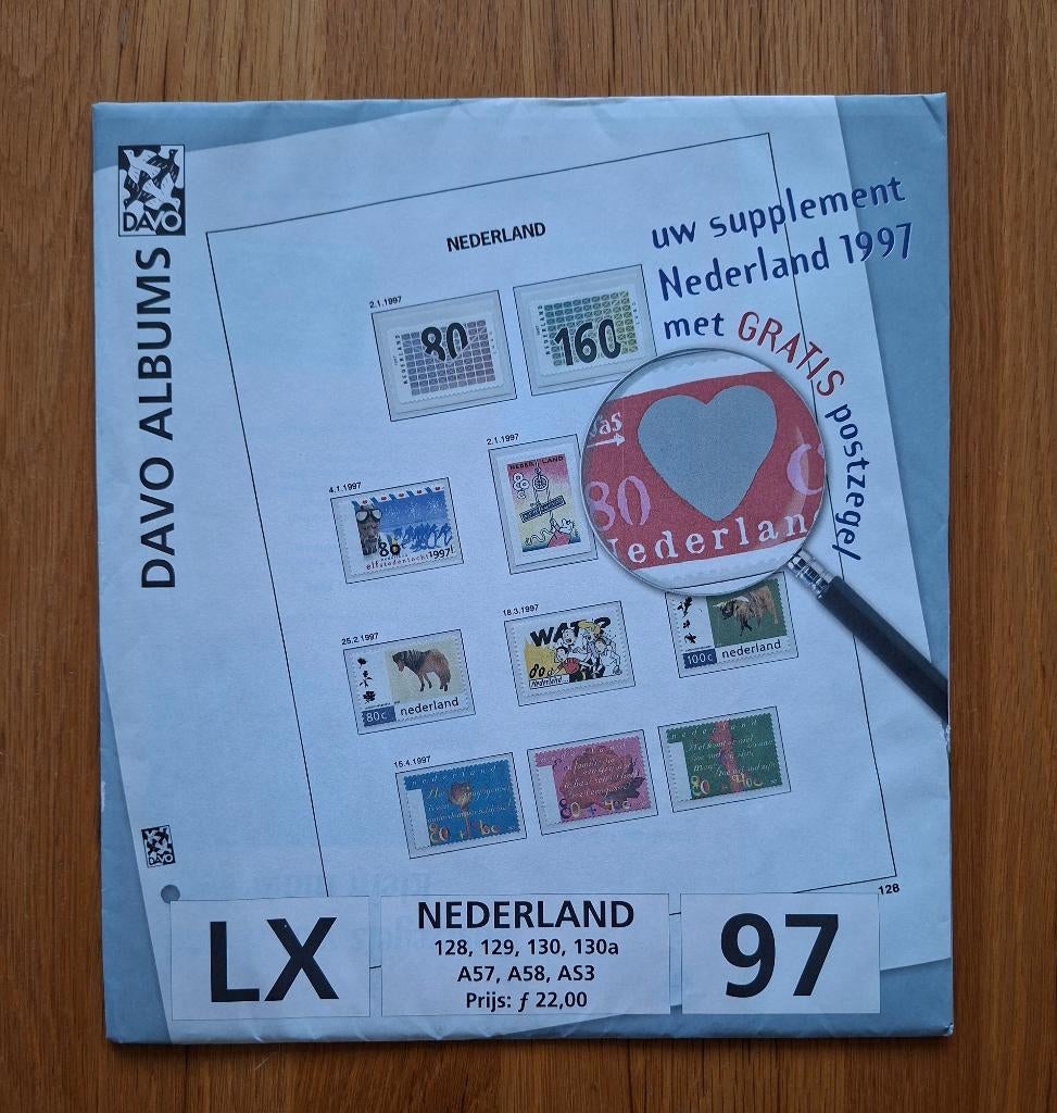 Davo Supplement LX 1997., Ophalen of Verzenden, Verzamelalbum