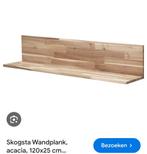 IKEA Skogsta wandplank acacia 120x25 cm, Ophalen, Zo goed als nieuw