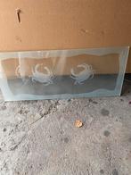 Glazen decoratie  krabben, Ophalen, Zo goed als nieuw, Minder dan 80 cm, Glasplaat