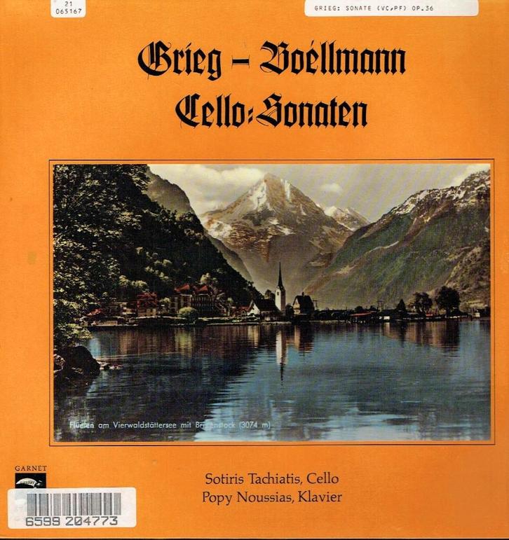 Sotiris Tachiatis, Popy Noussias Cello-Sonaten, Cd's en Dvd's, Vinyl | Klassiek, Zo goed als nieuw, Classicisme, Kamermuziek, 12 inch