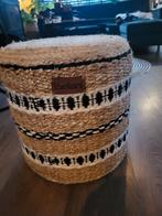 Mooie zgan poef, Ophalen of Verzenden, Zo goed als nieuw, Rond