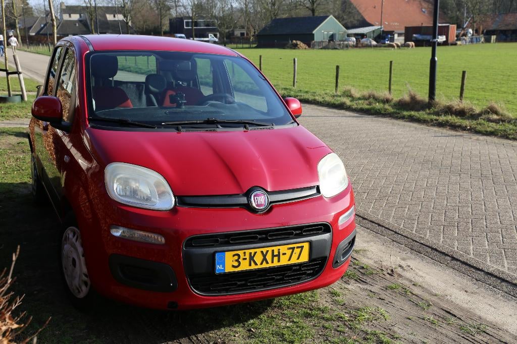 Fiat Panda 0.9 Twinair Airco 2013 Rood, Euro 5, Stof, 31 €/maand, Panda