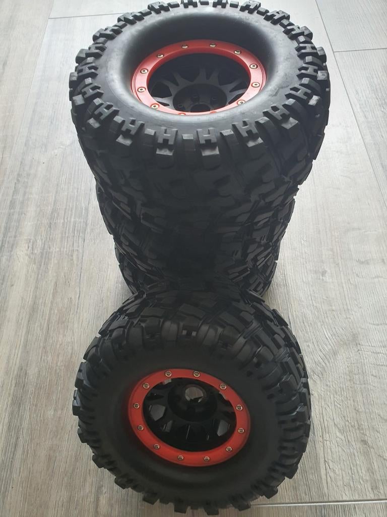 4 Keeda RC banden nieuw 17 mm hex, Overige merken, Nieuw, Ophalen of Verzenden, Groter dan 1:32