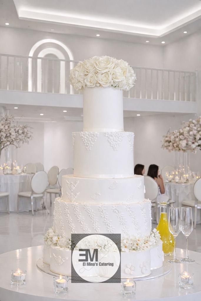 Elegante Bruidstaarten, Hobby en Vrije tijd, Feestartikelen | Verhuur, Zo goed als nieuw, Geboorte of Huwelijk, Ophalen