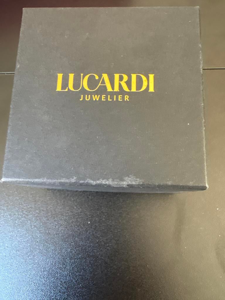 Lucardi Juwelier Zilverkleurige Schakel Armband, Ophalen, Zo goed als nieuw, Zilver, Staal