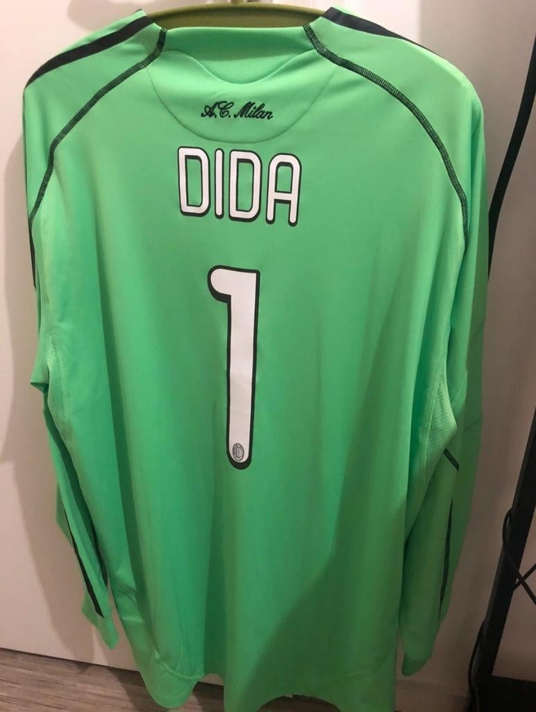 Zeer zeldzaam officieel ac milaan Dida shirt, Ophalen of Verzenden, Zo goed als nieuw, Shirt