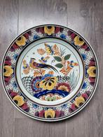 Delftsblauw bord Paradijsvogel, Ophalen of Verzenden