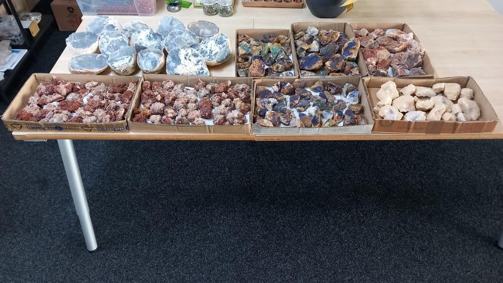 Restpartij diverse mineralen te koop, Ophalen of Verzenden