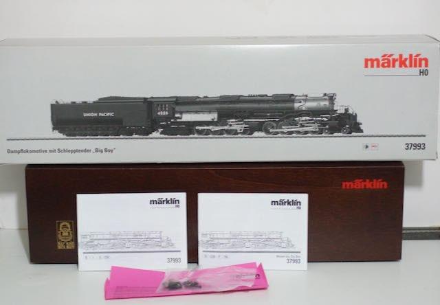 Märklin H0 37993 Dampflokomotive  Big Boy digital mfx Sound, Wisselstroom, Wagon, Ophalen of Verzenden, Zo goed als nieuw