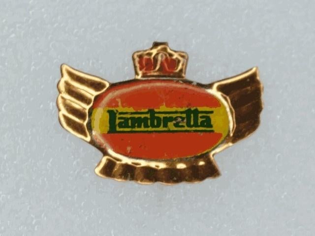 SP1827 Speldje Lambretta motor-scooter, Ophalen of Verzenden, Gebruikt, Overige onderwerpen