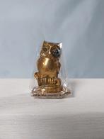 Antieke/vintage bronzen/messing/geelkoper uiltje, Ophalen of Verzenden, Brons