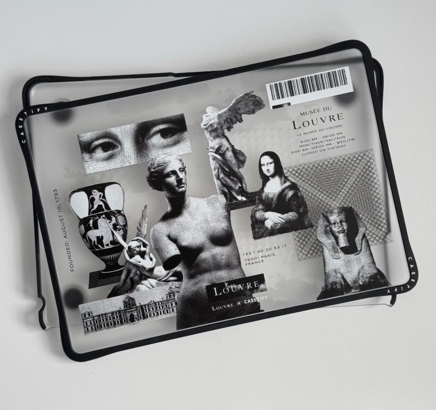 MacBook Air (M2) 13,6 inch casetify Louvre hoesje, Computers en Software, Laptophoezen, Zo goed als nieuw, 14 inch, Ophalen of Verzenden