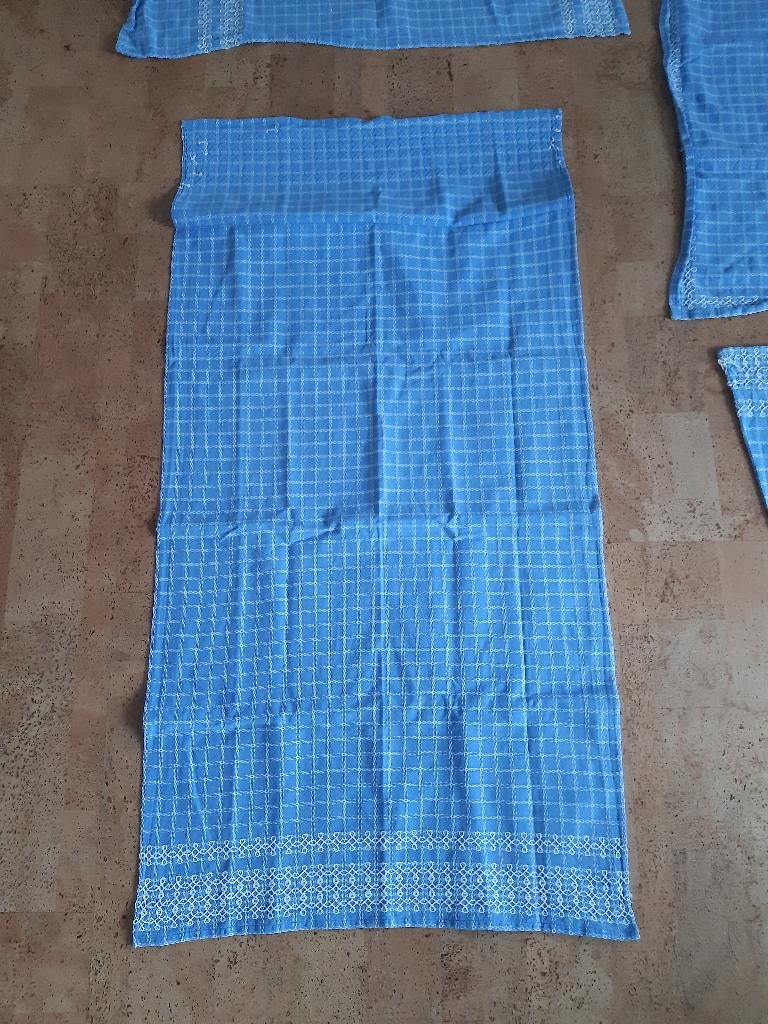 truttige stoffen, jaren '50, Gebruikt, 50 tot 100 cm, Jaren '50 tafelkleed, Bruin