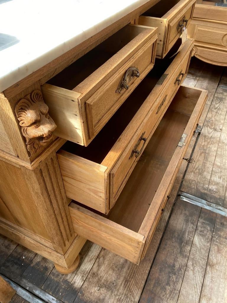 Frans eiken landelijk commode kast ladekast, Ophalen