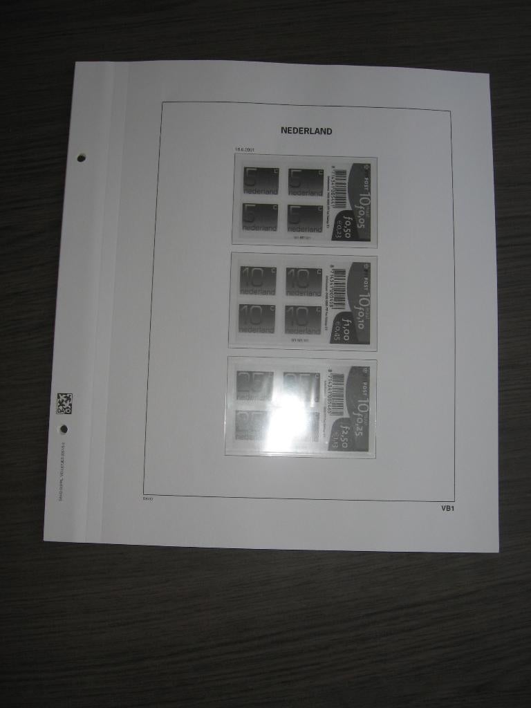 DAVO Luxe album bladen Hangboekjes 2001 t/m 2005, Leeg., Verzenden, Verzamelalbum