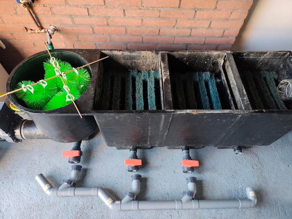 Meerkamerfilter met vortex, Tuin en Terras, Vijver-toebehoren, Ophalen, Gebruikt, Vijverfilter