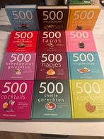 500 Recepten Kookboeken Collectie - Diverse Culinair, Ophalen of Verzenden, Zo goed als nieuw, Overige gebieden, Voorgerechten en Soepen