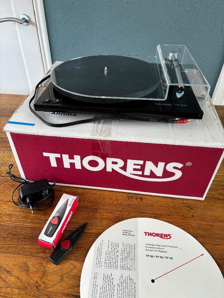 Platenspeler Thorens TD203, Ophalen, Gebruikt, Platenspeler, Thorens