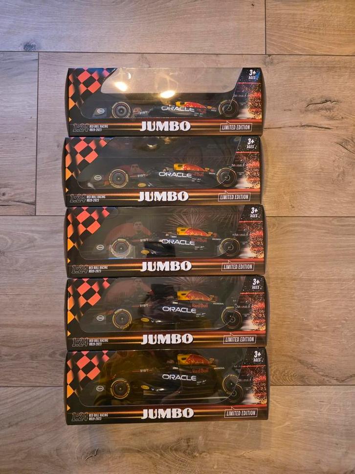 Jumbo F1 auto Max Verstappen 2023 - Limited Edition, Hobby en Vrije tijd, Modelauto's | 1:32, Nieuw, Auto, Overige merken, Ophalen of Verzenden