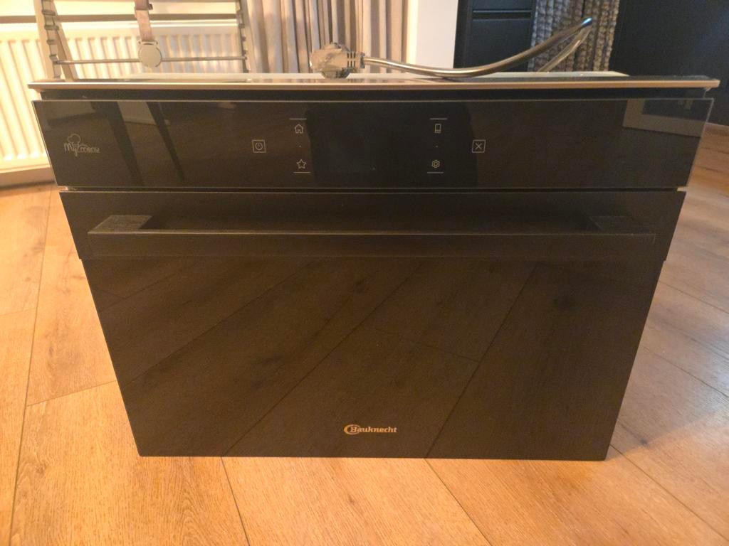 Inbouw combimagnetron Bauknecht 45cm., Witgoed en Apparatuur, Magnetrons, Ophalen, Combimagnetron, Gebruikt, Hete lucht