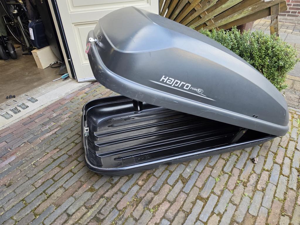 Hapro Roady 350 dakkoffer - 135x78x40 cm, Auto diversen, Dakkoffers, Ophalen, Gebruikt
