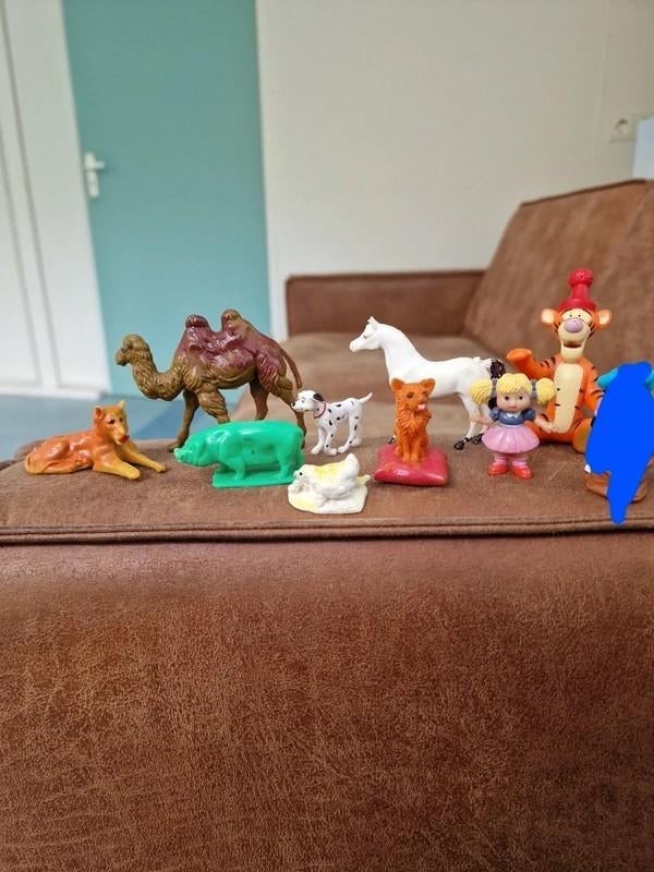 Vintage Speelfiguurtjes Mix – Disney, Mattel & Dieren, Ophalen of Verzenden