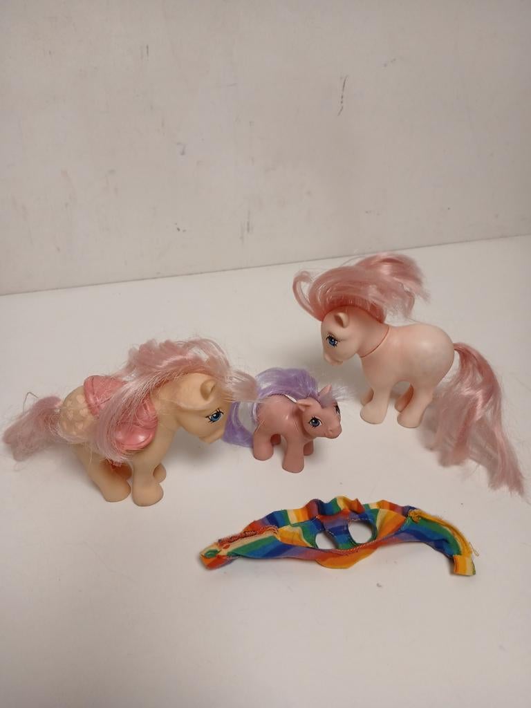 My little pony g1 cotton pink baby en amber mlp in 1 koop, Ophalen of Verzenden