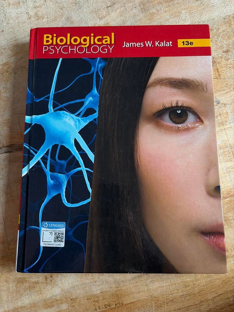 Biological Psychology - James W. Kalat 13e, Ophalen of Verzenden, Gamma, Gelezen, HBO