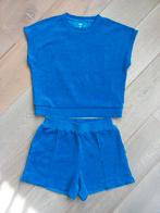 Shirt en broekje. Mooi blauw. Maat 170/176., Kinderen en Baby's, Kinderkleding | Maat 170, WE, Zo goed als nieuw, Setje, Verzenden