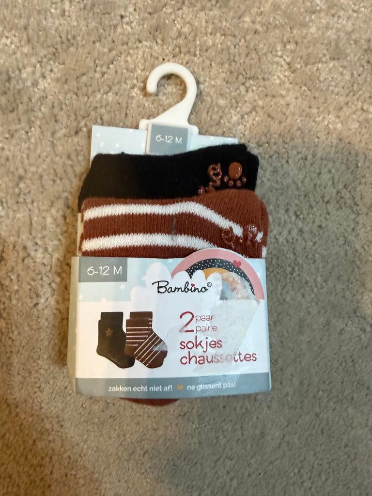 Bambino Sokjes 6-12M - Nieuw, Kinderen en Baby's, Babykleding | Schoentjes en Sokjes, Ophalen of Verzenden, Nieuw, Jongetje of Meisje