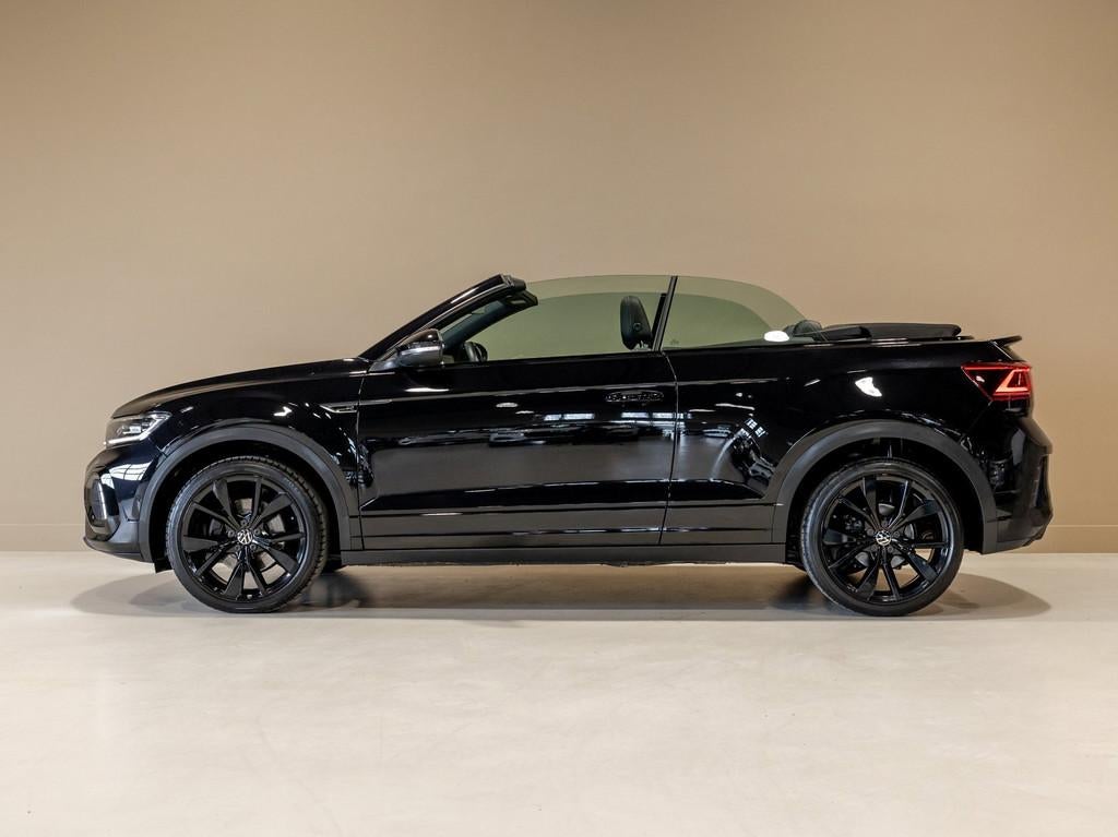 Volkswagen T-Roc Cabrio 1.5 TSI 2x R-Line / 150pk / Leder /, Auto's, Volkswagen, 4 cilinders, 4 stoelen, Zwart, Leder