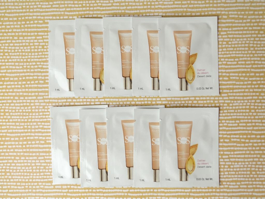Clarins SOS Primer peach (10 proefjes), Overige kleuren, Gehele gezicht, Nieuw, Ophalen of Verzenden