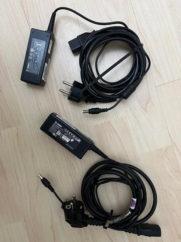 Zebra labelprinter voeding (2 stuks), Computers en Software, Pocketprinters, Ophalen of Verzenden, Gebruikt