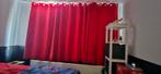 Rode gordijnen fluweel velours verduisterend en isolerend, Huis en Inrichting, Gebruikt, 150 tot 200 cm, Ophalen of Verzenden
