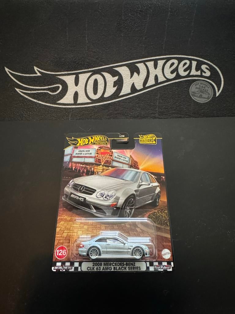 Hot Wheels 2008 Mercedes-Benz CLK 63 AMG Black Series, Ophalen of Verzenden, Nieuw, Auto