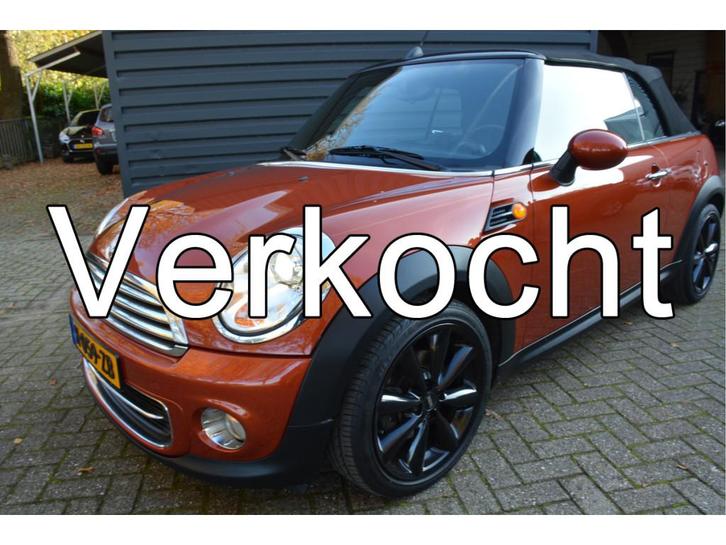 MINI Cabrio 1.6 Cooper Pepper PDC Cruise Control Xenon, Auto's, Mini, Te koop, Cabrio, ABS, Airbags, Airconditioning, Alarm, Boordcomputer