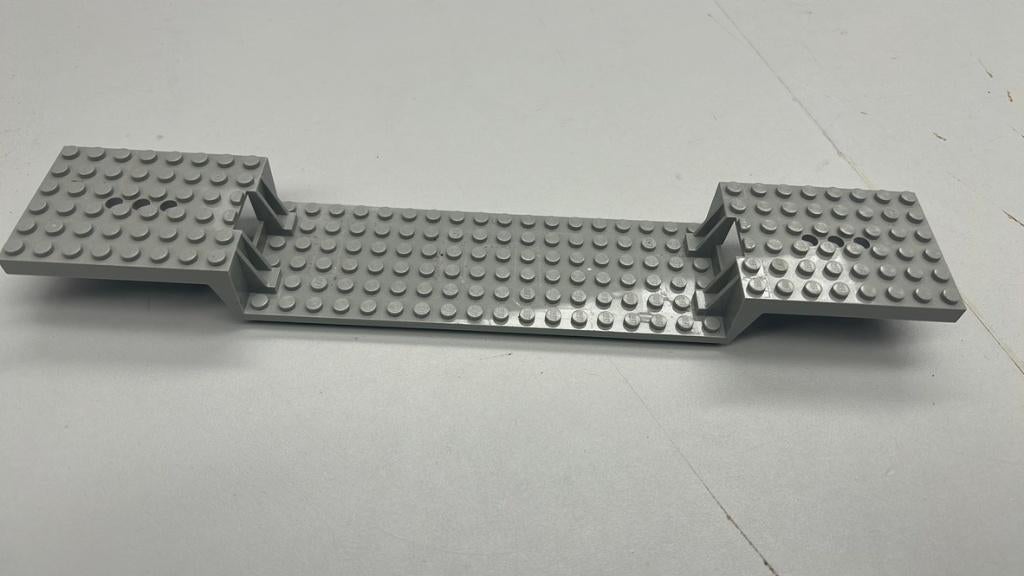 SB2726 Lego trein level bodem 2972 oud klassiek licht grijs, Ophalen of Verzenden, Zo goed als nieuw