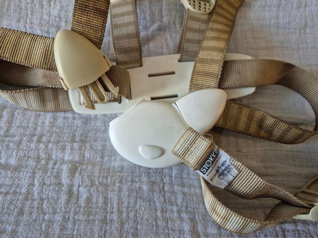 Stokke Tripp Trapp Gordel Harnas Beige, Ophalen of Verzenden, Gebruikt, Overige typen, Gordel(s)