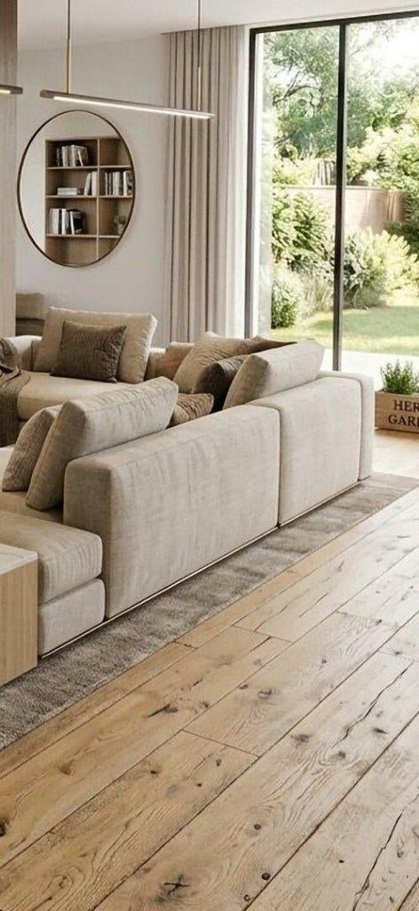 Eiken vloer antiek verouderd legklaar 190mm breed Chateau