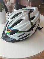 Zero Otto Fietshelm Maat L Wit met Kleurrijke Strepen, Ophalen of Verzenden, Zo goed als nieuw, L, Heer of Dame