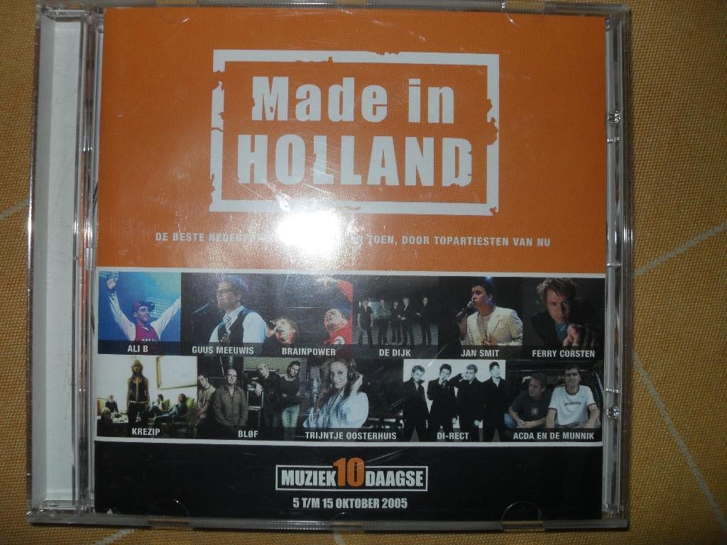 CD MADE IN HOLLAND MUZIEK10DAAGSE., Ophalen of Verzenden, Zo goed als nieuw, Nederlandstalig