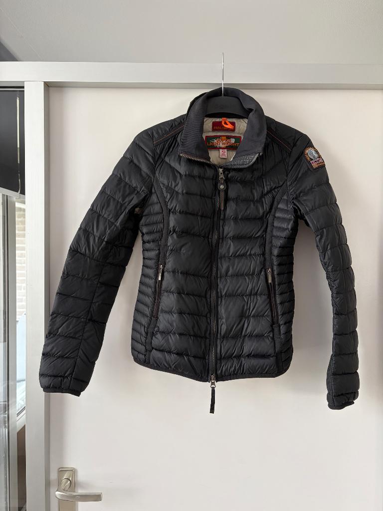 Origineel zwart parajumpers jack in maat XS in nette staat, Zwart, Maat 34 (XS) of kleiner, Gedragen, Parajumpers
