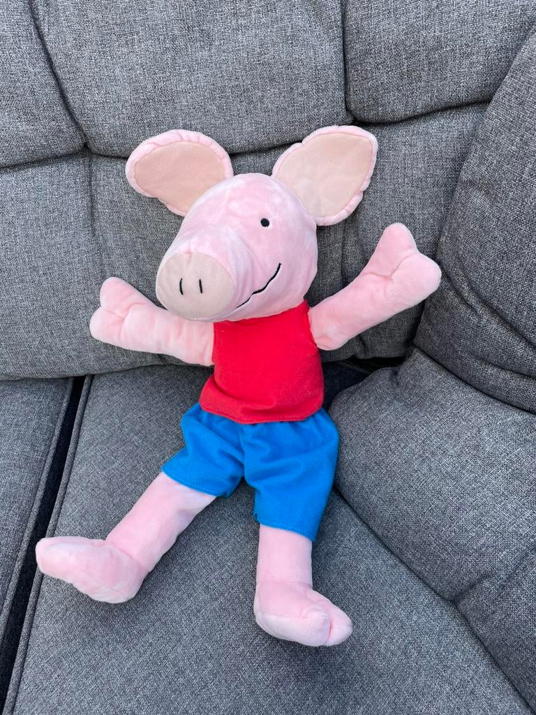 Mooi grote knuffel handpop van varkentje kikker en vrienden, Ophalen of Verzenden, Zo goed als nieuw, Kikker