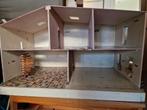 Uniek handgemaakt poppenhuis met wenteltrap (jaren '70), Ophalen, Poppenhuis